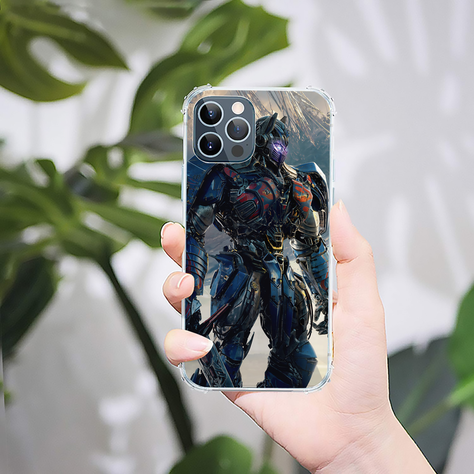 （画像用） Transformers トランスフォーマー 【iPhone 12シリーズ対応】透明スマホケース（クリアソフトケース）